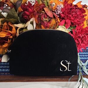 Seint 2024 Velvet Zip Top  Cosmetic Bag